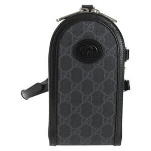 Gucci GG Supreme Shoulder Bag Black